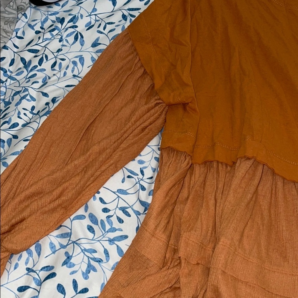 S/m wishlist Burt orange blouse - Picture 4 of 4